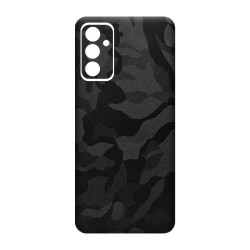 Folie skin SILKASE pentru Samsung Galaxy M13, camo negru, protectie spate telefon Folie skin SILKASE pentru Samsung Galaxy M13, camo negru, protectie spate telefon
