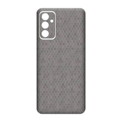 Folie skin SILKASE pentru Samsung Galaxy M13, gri hexa, protectie spate telefon Folie skin SILKASE pentru Samsung Galaxy M13, gri hexa, protectie spate telefon