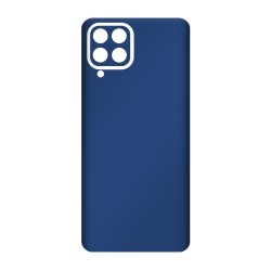 Folie skin SILKASE pentru Samsung Galaxy M53 5G, albastru inchis mat, protectie spate telefon Folie skin SILKASE pentru Samsung Galaxy M53 5G, albastru inchis mat, protectie spate telefon