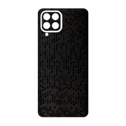 Folie skin SILKASE pentru Samsung Galaxy M53 5G, negru hexa, protectie spate telefon Folie skin SILKASE pentru Samsung Galaxy M53 5G, negru hexa, protectie spate telefon