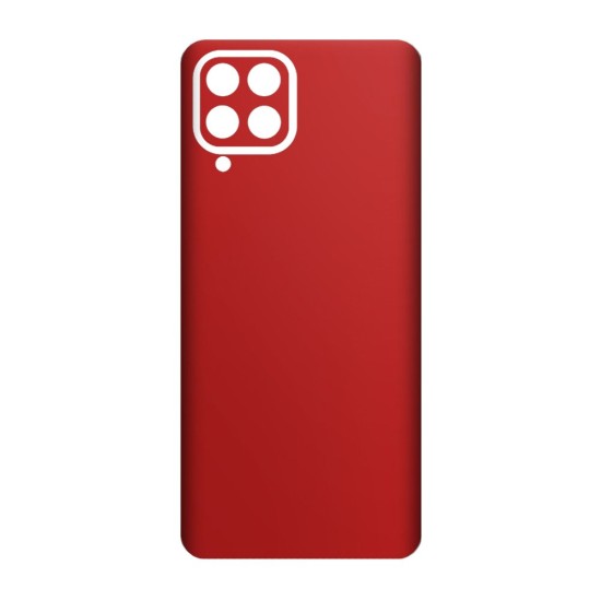Folie skin SILKASE pentru Samsung Galaxy M53 5G, rosu mat, protectie spate telefon (Telefoane Samsung, S0807) by www.silkase.ro