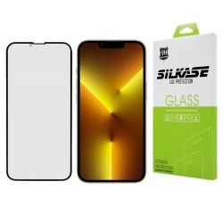 Folie sticla mata SILKASE pentru Apple iPhone 13 Pro Max, Full Glue, Full display, negru Folie sticla mata SILKASE pentru Apple iPhone 13 Pro Max, Full Glue, Full display, negru