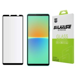 Folie sticla SILKASE pentru Sony Xperia 10 IV, Full Glue, Full display, negru Folie sticla SILKASE pentru Sony Xperia 10 IV, Full Glue, Full display, negru