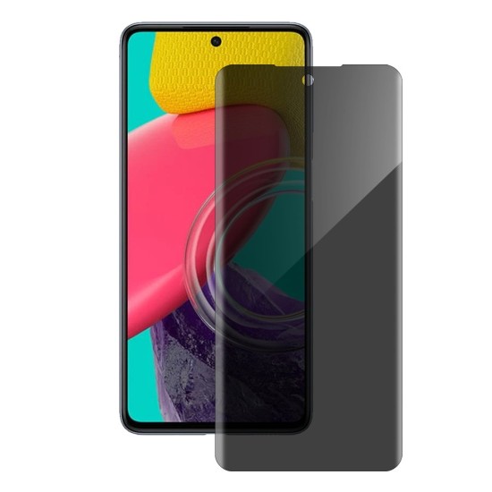 Folie privacy SILKASE pentru Samsung Galaxy M53 5G, protectie ecran, silicon (Telefoane Samsung, F4846) by www.silkase.ro