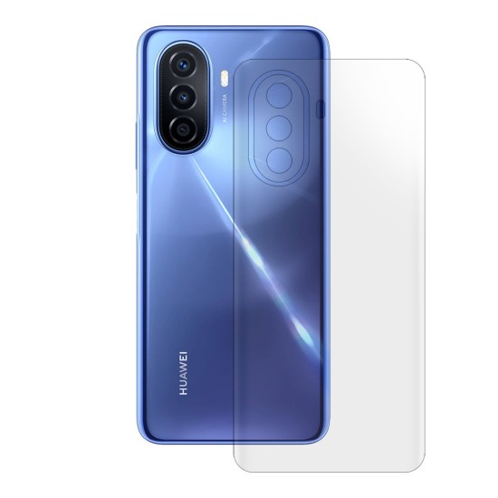 Folie spate mata SILKASE pentru Huawei Nova Y70, protectie spate, silicon (Nova Y70, F4901) by www.silkase.ro