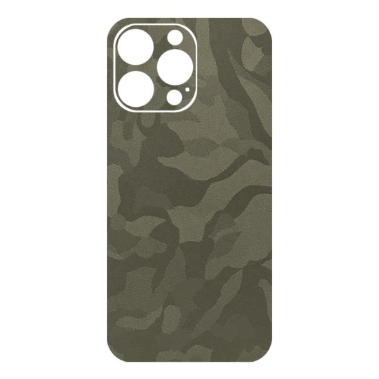 Folie skin SILKASE pentru Apple iPhone 14 Pro Max, camo verde, protectie spate telefon (SILKASE, iPhone 14 Pro Max) by www.silkase.ro Folie skin SILKASE pentru Apple iPhone 14 Pro Max, camo verde, protectie spate telefon (iPhone 14 Pro Max, S0891) by www.silkase.ro