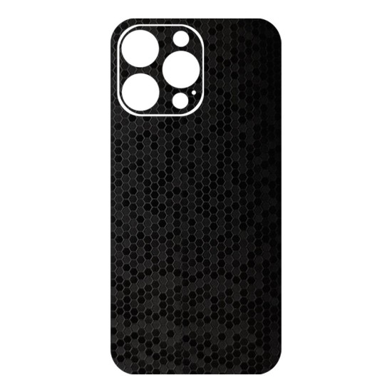 Folie skin SILKASE pentru Apple iPhone 14 Pro Max, negru hexa, protectie spate telefon (SILKASE, iPhone 14 Pro Max) by www.silkase.ro Folie skin SILKASE pentru Apple iPhone 14 Pro Max, negru hexa, protectie spate telefon (iPhone 14 Pro Max, S0900) by www.silkase.ro