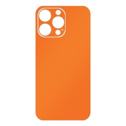 Folie skin SILKASE pentru Apple iPhone 14 Pro Max, portocaliu mat, protectie spate telefon Folie skin SILKASE pentru Apple iPhone 14 Pro Max, portocaliu mat, protectie spate telefon