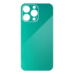 Folie skin SILKASE pentru Apple iPhone 14 Pro Max, turcoaz metalic, protectie spate telefon