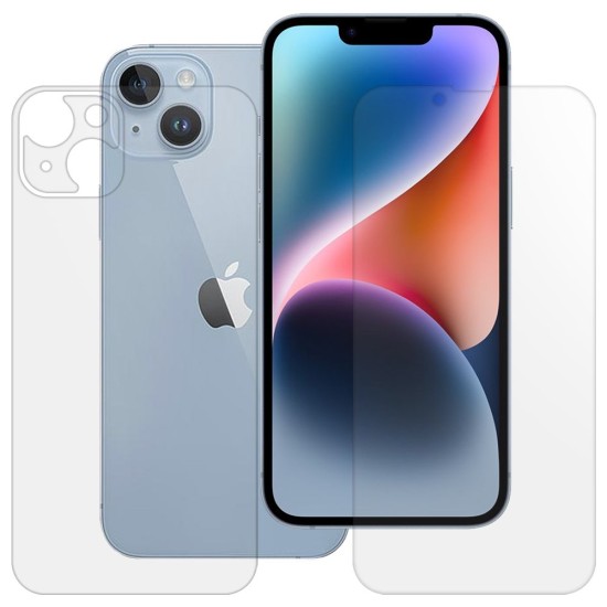 Set 2 folii mate SILKASE pentru Apple iPhone 14 Plus, protectie telefon,silicon (iPhone 14 Plus, F5104) by www.silkase.ro