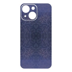 Folie skin SILKASE pentru Apple iPhone 14, albastru hexa, protectie spate telefon