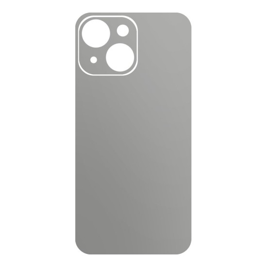 Folie skin SILKASE pentru Apple iPhone 14, gri ice, protectie spate telefon (iPhone 14, S0824) by www.silkase.ro
