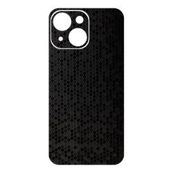 Folie skin SILKASE pentru Apple iPhone 14, negru hexa, protectie spate telefon