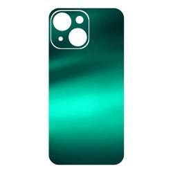 Folie skin SILKASE pentru Apple iPhone 14, verde emerald, protectie spate telefon