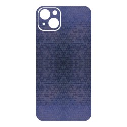 Folie skin SILKASE pentru Apple iPhone 14 Plus, albastru hexa, protectie spate telefon Folie skin SILKASE pentru Apple iPhone 14 Plus, albastru hexa, protectie spate telefon