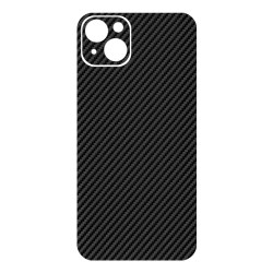 Folie skin SILKASE pentru Apple iPhone 14 Plus, carbon, protectie spate telefon