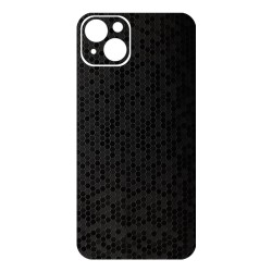 Folie skin SILKASE pentru Apple iPhone 14 Plus, negru hexa, protectie spate telefon