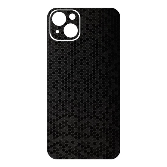 Folie skin SILKASE pentru Apple iPhone 14 Plus, negru hexa, protectie spate telefon (iPhone 14 Plus, S0852) by www.silkase.ro