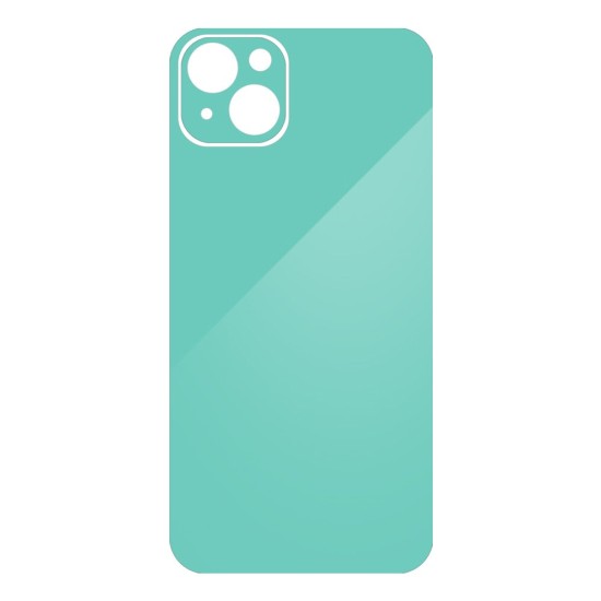 Folie skin SILKASE pentru Apple iPhone 14 Plus, turcoaz lucios, protectie spate telefon (iPhone 14 Plus, S0856) by www.silkase.ro