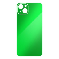 Folie skin SILKASE pentru Apple iPhone 14 Plus, verde neon, protectie spate telefon