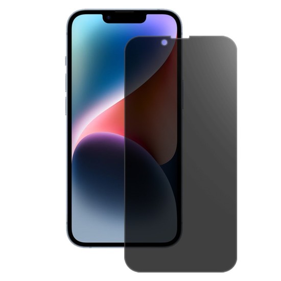 Folie privacy mata SILKASE pentru Apple iPhone 14, protectie ecran, silicon (iPhone 14, F5098) by www.silkase.ro