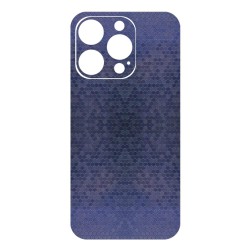 Folie skin SILKASE pentru Apple iPhone 14 Pro, albastru hexa, protectie spate telefon Folie skin SILKASE pentru Apple iPhone 14 Pro, albastru hexa, protectie spate telefon