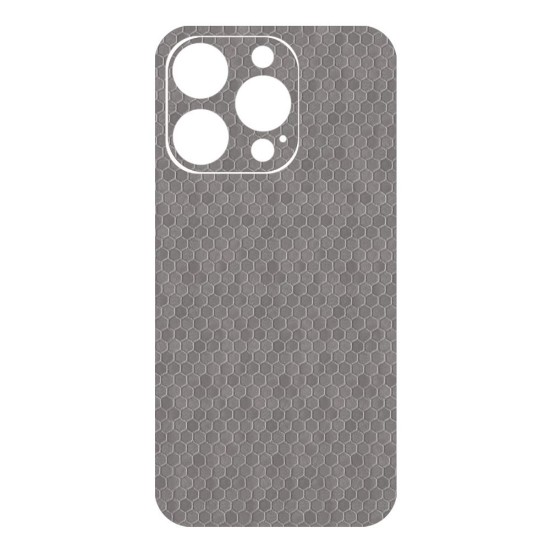 Folie skin SILKASE pentru Apple iPhone 14 Pro, gri hex, protectie spate telefon (SILKASE, iPhone 14 Pro) by www.silkase.ro Folie skin SILKASE pentru Apple iPhone 14 Pro, gri hex, protectie spate telefon (iPhone 14 Pro, S0871) by www.silkase.ro