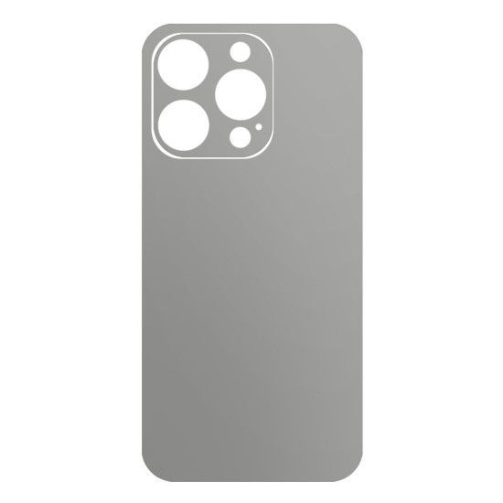 Folie skin SILKASE pentru Apple iPhone 14 Pro, gri ice, protectie spate telefon (iPhone 14 Pro, S0872) by www.silkase.ro