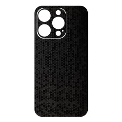 Folie skin SILKASE pentru Apple iPhone 14 Pro, negru hexa, protectie spate telefon Folie skin SILKASE pentru Apple iPhone 14 Pro, negru hexa, protectie spate telefon