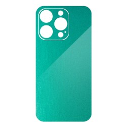 Folie skin SILKASE pentru Apple iPhone 14 Pro, turcoaz metalic, protectie spate telefon