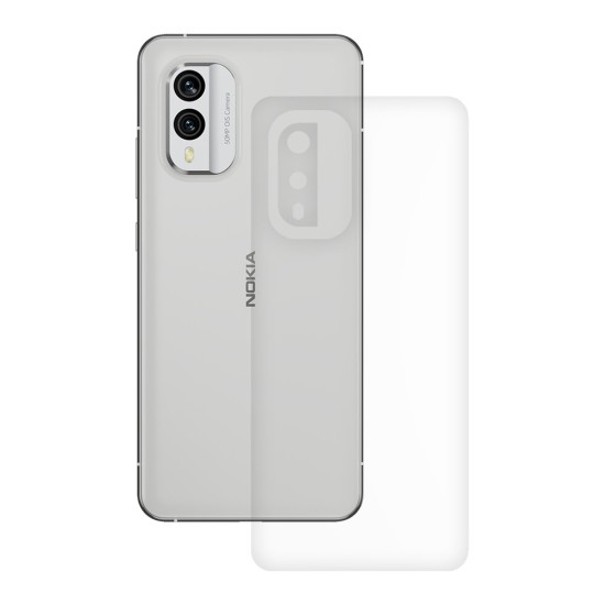Folie spate mata SILKASE pentru Nokia X30, protectie spate, silicon (X30 5G, F5428) by www.silkase.ro