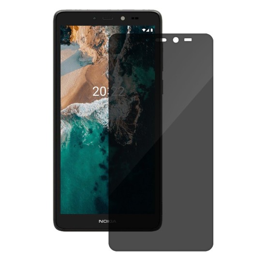 Folie privacy SILKASE pentru Nokia C2 2nd Edition, protectie ecran, silicon (X100, F5446) by www.silkase.ro