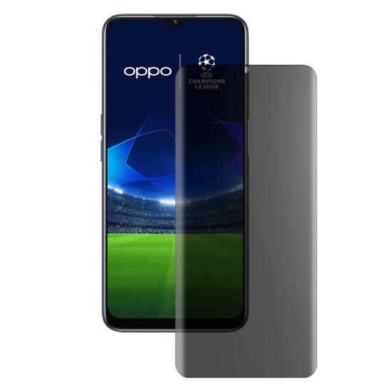 Folie privacy mata SILKASE pentru Oppo A54s, protectie ecran, silicon (A54s, F5463) by www.silkase.ro