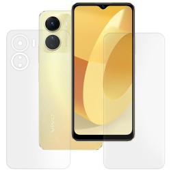 Set 2 folii mate SILKASE pentru Vivo Y16, protectie telefon,silicon