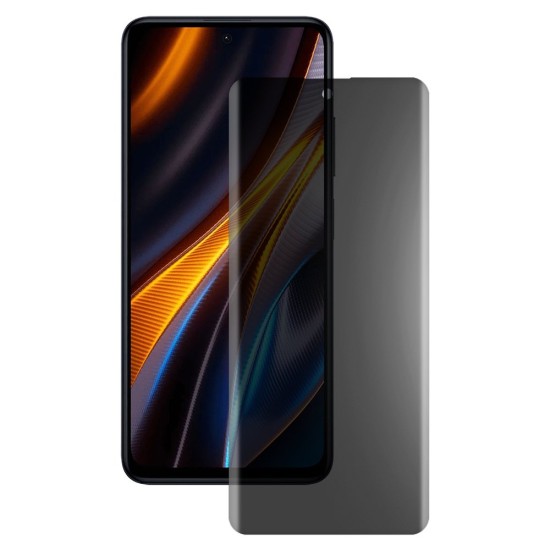 Folie privacy mata SILKASE pentru Xiaomi POCO X4 GT, protectie ecran, silicon (Poco X4 GT, F5343) by www.silkase.ro