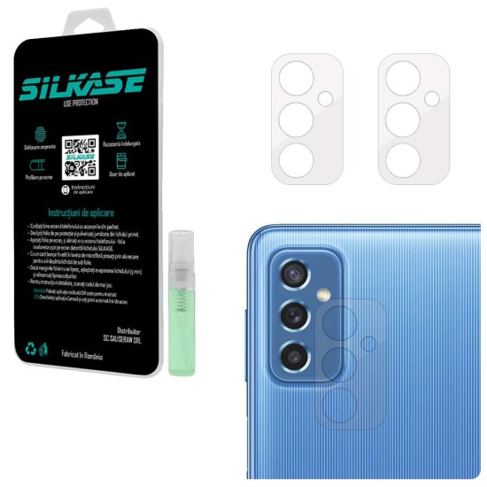 Set 3 folii SILKASE pentru Samsung Galaxy M52 5G, protectie camera foto, silicon regenerabil (SILKASE, Telefoane Samsung) by www.silkase.ro Set 3 folii SILKASE pentru Samsung Galaxy M52 5G, protectie camera foto, silicon regenerabil (Telefoane Samsung, C0338) by www.silkase.ro