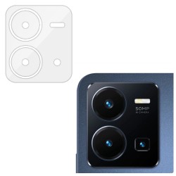 Set 3 folii SILKASE pentru Vivo Y35, protectie camera foto, silicon regenerabil