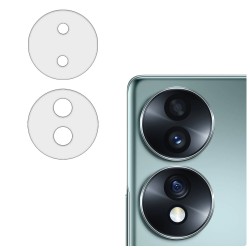 Set 3 folii SILKASE pentru Honor 70, protectie camera foto, silicon regenerabil