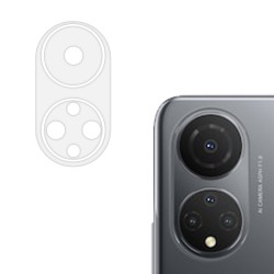 Set 3 folii SILKASE pentru HONOR X7, protectie camera foto, silicon regenerabil