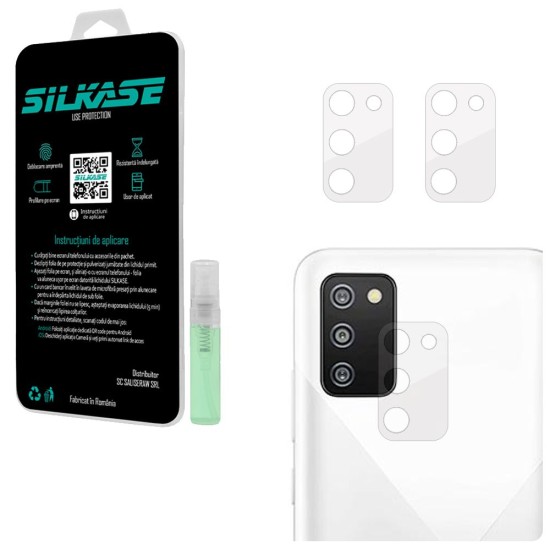 Set 3 folii SILKASE pentru Samsung Galaxy F02s, protectie camera foto, silicon regenerabil (SILKASE, Telefoane Samsung) by www.silkase.ro Set 3 folii SILKASE pentru Samsung Galaxy F02s, protectie camera foto, silicon regenerabil (Telefoane Samsung, C0346) by www.silkase.ro