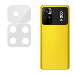 Set 3 folii SILKASE pentru Xiaomi POCO M4 Pro, protectie camera foto, silicon regenerabil