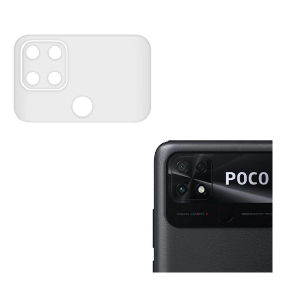 Set 3 folii SILKASE pentru Xiaomi Poco C40, protectie camera foto, silicon regenerabil (SILKASE, Folii Silicon Camera) by www.silkase.ro Set 3 folii SILKASE pentru Xiaomi Poco C40, protectie camera foto, silicon regenerabil (Poco C40, C0361) by www.silkase.ro