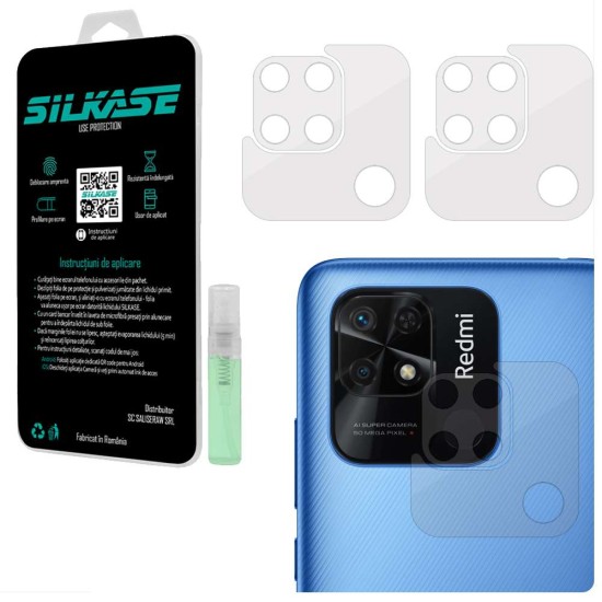 Set 3 folii SILKASE pentru Xiaomi Redmi 10C, protectie camera foto, silicon regenerabil (SILKASE, Folii Silicon Camera) by www.silkase.ro Set 3 folii SILKASE pentru Xiaomi Redmi 10C, protectie camera foto, silicon regenerabil (Redmi 10C, C0362) by www.silkase.ro