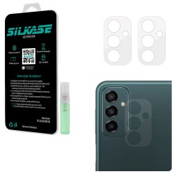 Set 3 folii SILKASE pentru Samsung Galaxy M23, protectie camera foto, silicon regenerabil