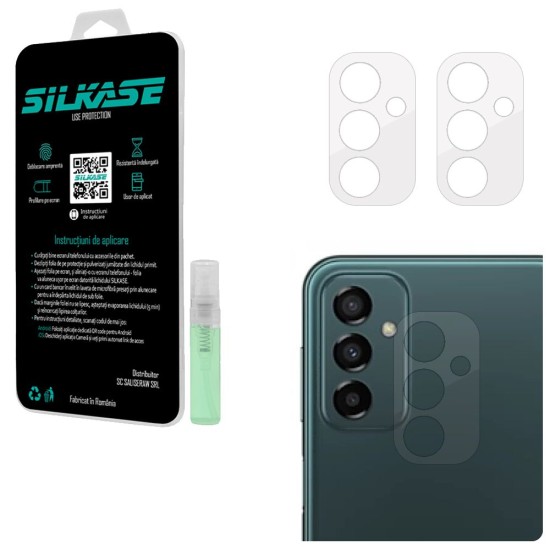 Set 3 folii SILKASE pentru Samsung Galaxy M23, protectie camera foto, silicon regenerabil (SILKASE, Telefoane Samsung) by www.silkase.ro Set 3 folii SILKASE pentru Samsung Galaxy M23, protectie camera foto, silicon regenerabil (Telefoane Samsung, C0332) by www.silkase.ro