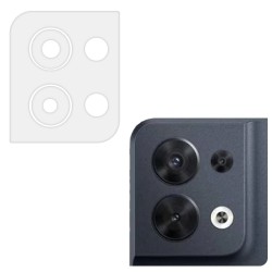 Set 3 folii SILKASE pentru Oppo Reno8 5G, protectie camera foto, silicon regenerabil