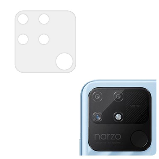 Set 3 folii SILKASE pentru Realme Narzo 50A, protectie camera foto, silicon regenerabil (C21Y, C0410) by www.silkase.ro