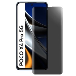 Folie privacy mata SILKASE pentru Xiaomi Poco X4 Pro 5G, protectie ecran, silicon regenerabil