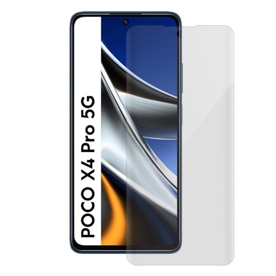 Folie SILKASE pentru Xiaomi Poco X4 Pro 5G, protectie ecran, silicon regenerabil (Poco X4 Pro 5G, F4566) by www.silkase.ro