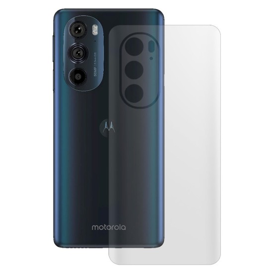 Folie spate mata SILKASE pentru Motorola Edge 30 Pro, protectie silicon regenerabil (Edge 30 Pro, F4586) by www.silkase.ro